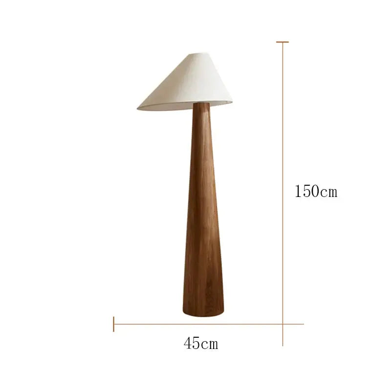 Elis – Tapered Oak Wood LED Table Lamp for Natural Interiors Lampasa.com