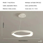 Luuk – Modern Dimmable LED Pendant Light with Creative Design Lampasa.com