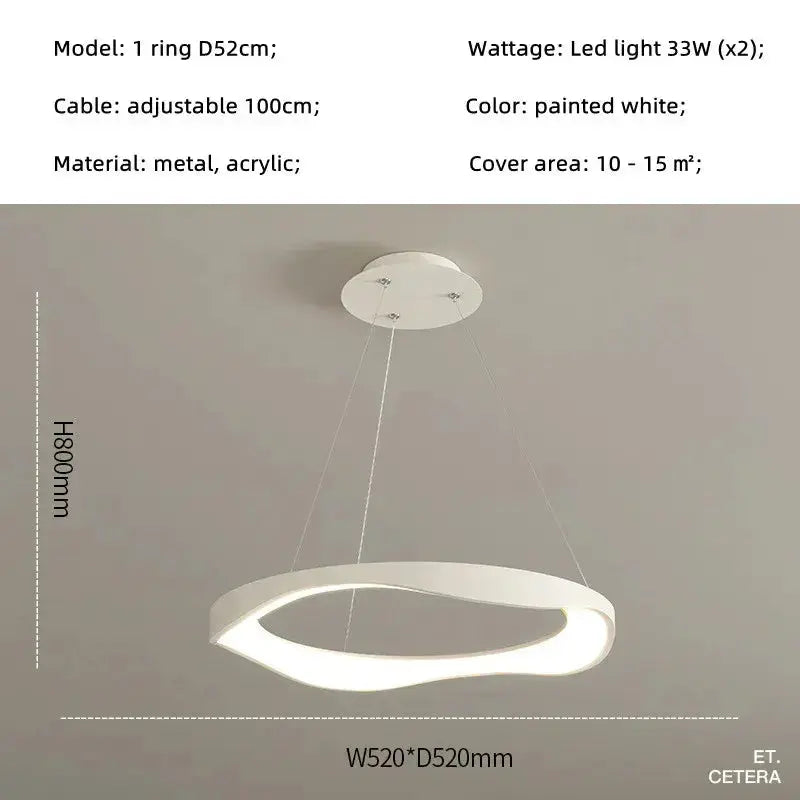 Luuk – Modern Dimmable LED Pendant Light with Creative Design Lampasa.com
