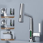 Unique Design Digital Display Waterfall Basin faucet Vidar SPINGAR.COM