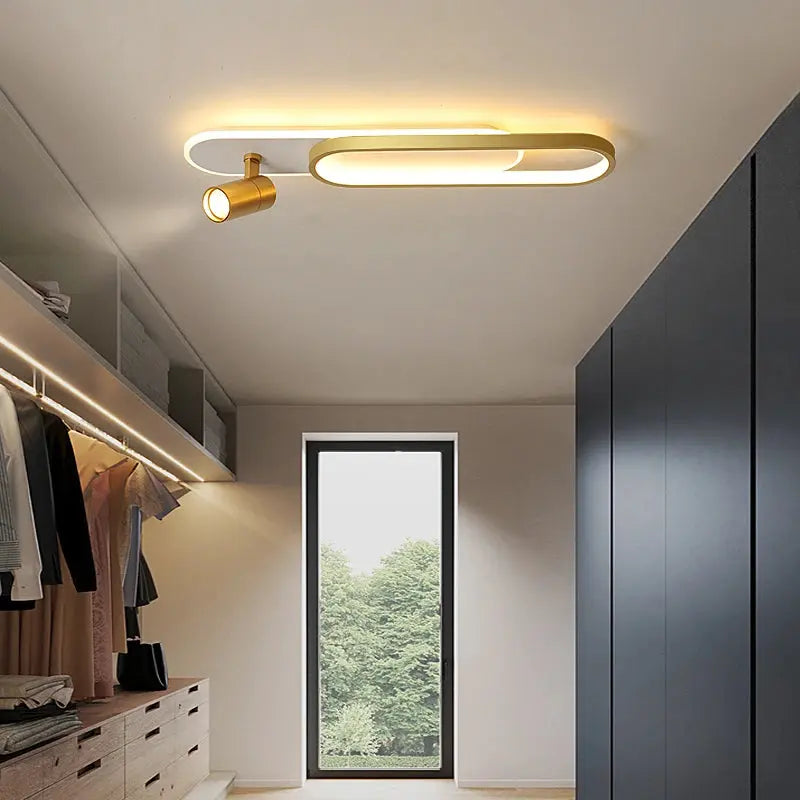 Jensen – Modern LED Ceiling Lamp with Adjustable Spotlights for Focused Lighting Kozyled