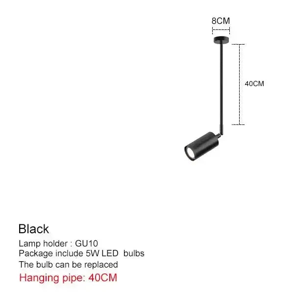Lirian – Scandinavian adjustable Head LED Pendant Spotlight Lampasa.com