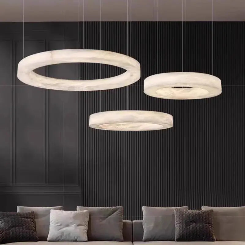 Oscar – Modern Spanish LED Pendant Light with Elegant Marble Design Lampasa.com