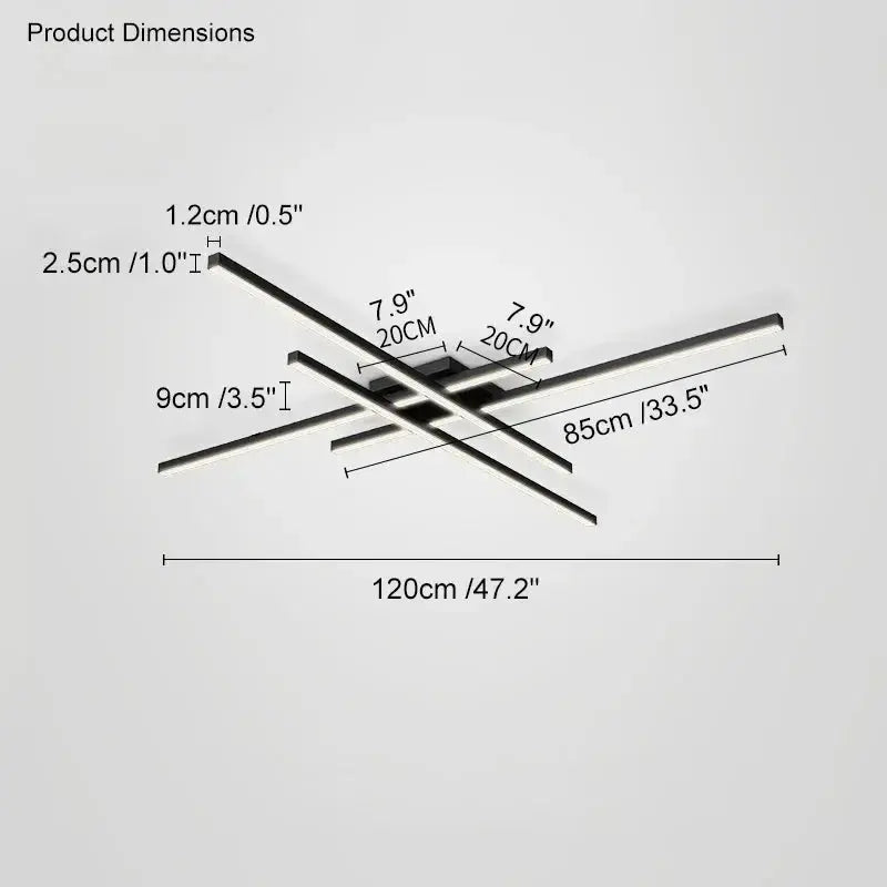 Fenro - Creative LED Strip Dimmable Ceiling Lamp Lampasa.com