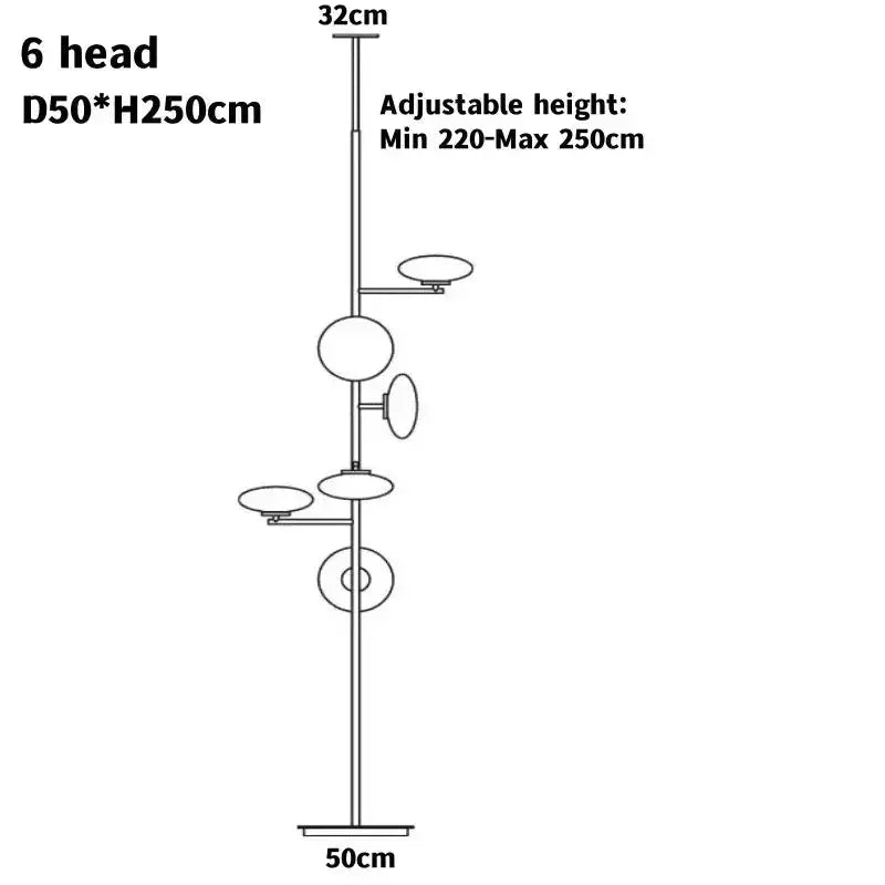 Vexa – Modern Creative Corner LED Floor Lamp Lampasa.com