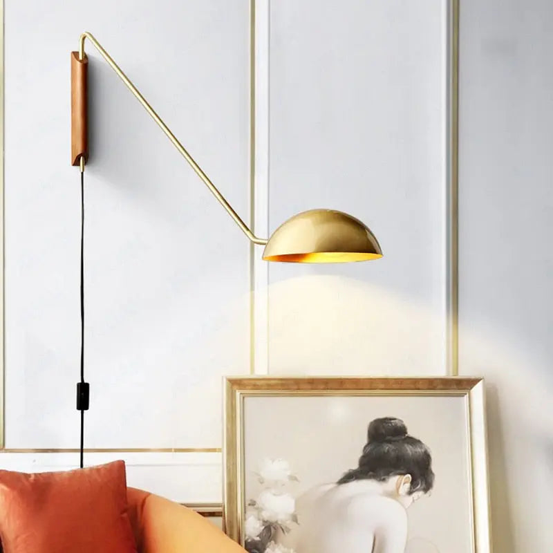 Postmodern Long Arm Study, Hotel, Reading LED  Wall Lamp Rayne SPINGAR.COM