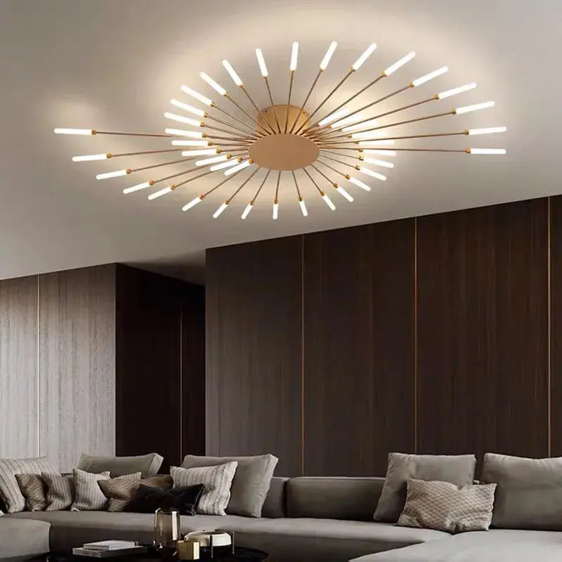 Fan-shaped LED ceiling light Arlo™ Spingar.com