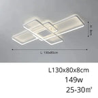 Nivrel – Modern Geometric Dimmable LED Ceiling Lamp Lampasa.com