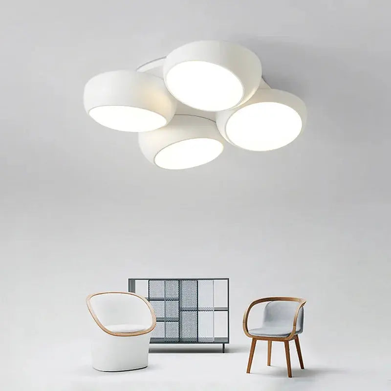 Lykke – Nordic Honeycomb Style LED Ceiling Lamp for Modern, Geometric Lighting Kozyled