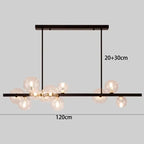 Alvin – Modern LED Pendant Light with Metal and Glass Design for Dining Tables and Bars Kozyled.com