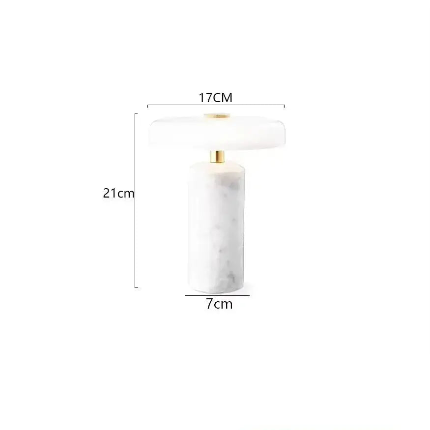 Nova – Contemporary Marble LED Desk Lamp Lampasa.com