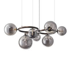 Dimmable Luxury Scandinavian Design Glass Ball LED Pendant lamp Erla SPINGAR.COM