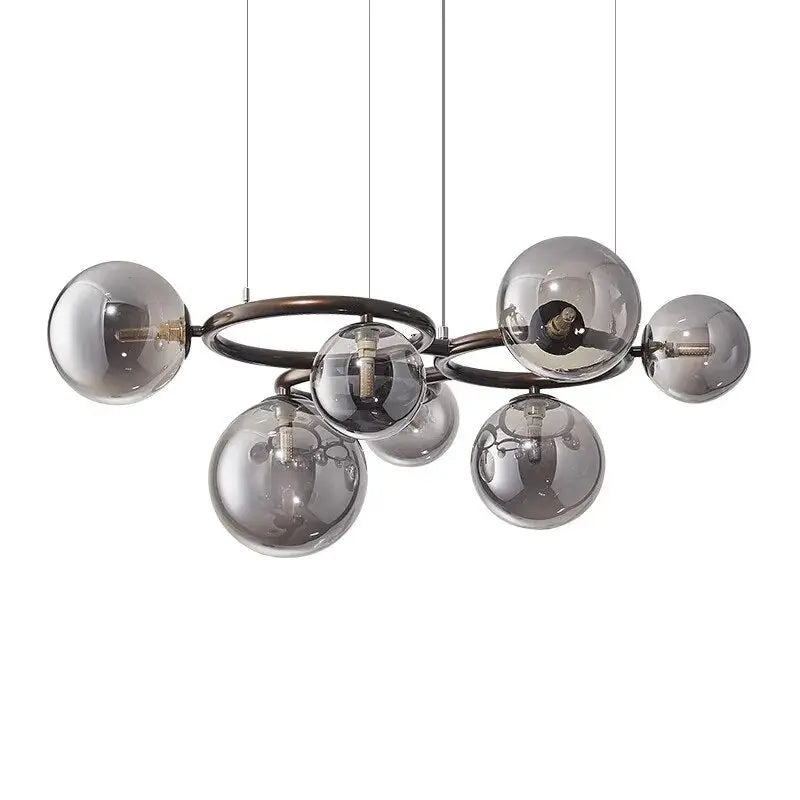 Dimmable Luxury Scandinavian Design Glass Ball LED Pendant lamp Erla SPINGAR.COM