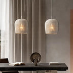 Japanese Handmade Wabi Sabi Rattan Pendant Lamp Mirai SPINGAR.COM