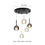 Odin – Luxury Elegant Glass Ball LED Pendant Lamp for Sophisticated Interiors Kozyled