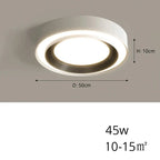 Sami – Elegant Scandinavian Circular LED Ceiling Lamp for Modern Interiors Kozyled