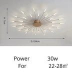 Fan-shaped LED ceiling light Arlo™ Spingar.com