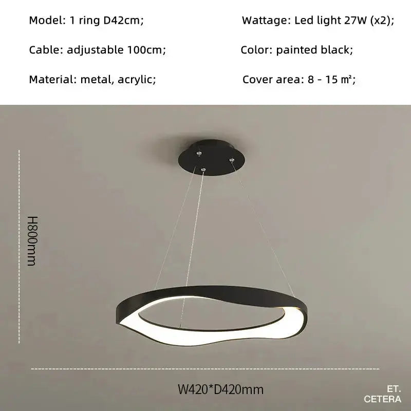 Luuk – Modern Dimmable LED Pendant Light with Creative Design Lampasa.com