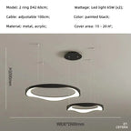 Luuk – Modern Dimmable LED Pendant Light with Creative Design Lampasa.com