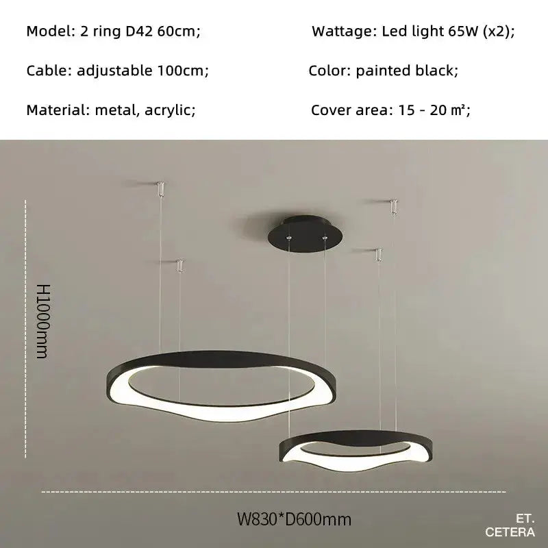 Luuk – Modern Dimmable LED Pendant Light with Creative Design Lampasa.com