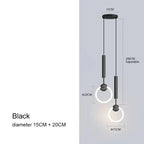 Myntor – Unique Modern LED Ring Bedside/ Corner Pendant lamp Lampasa.com
