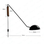 Postmodern Long Arm Study, Hotel, Reading LED  Wall Lamp Rayne SPINGAR.COM