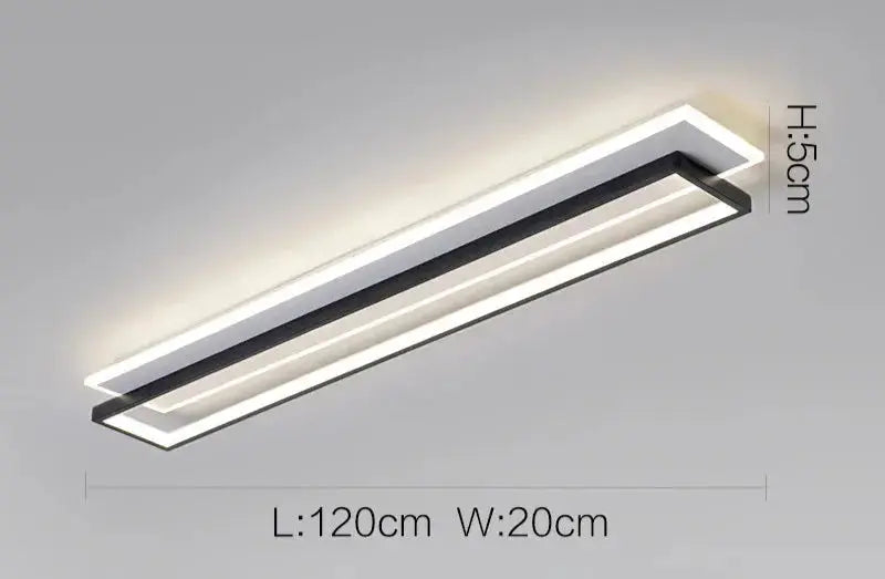 Arvion – Creative Rectangular Dimmable LED Ceiling Lamp Lampasa.com