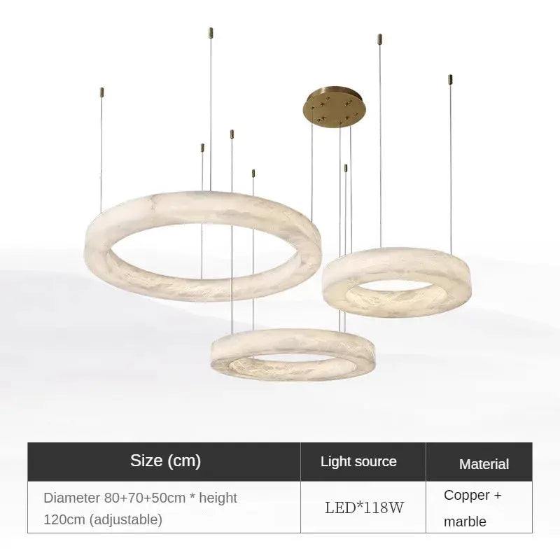Oscar – Modern Spanish LED Pendant Light with Elegant Marble Design Lampasa.com