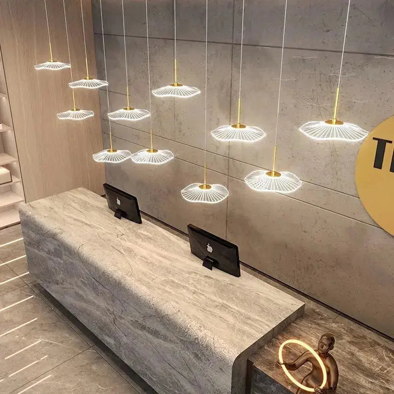 Nyelle – Modern Dimmable LED Dining Table lamp/ Bar Lamp With Spotlights Lampasa.com