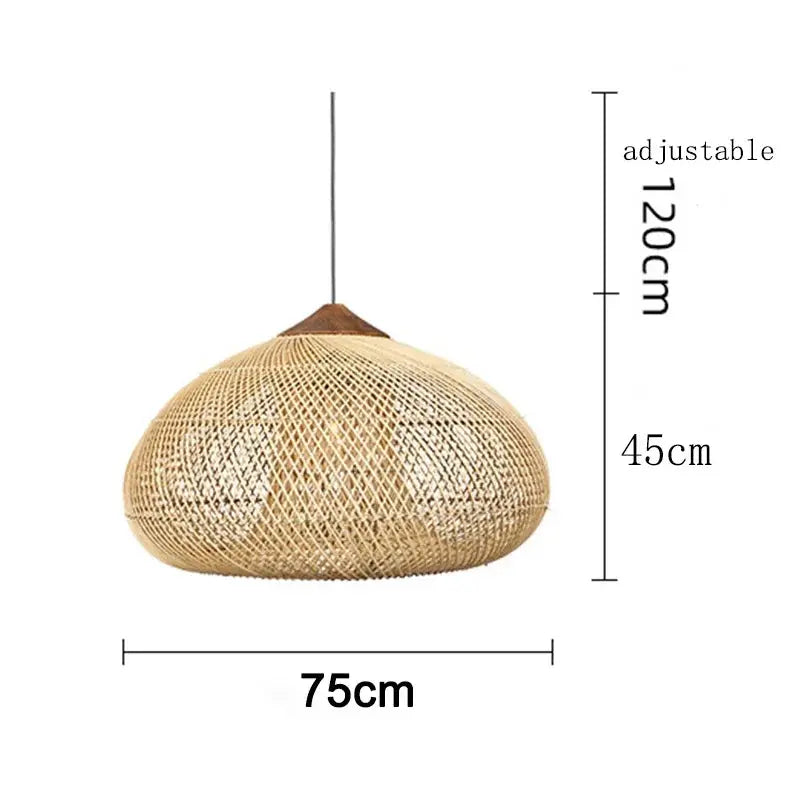 Ronja – High-Quality Handmade Rattan LED Pendant Light for Natural, Cozy Interiors Kozyled