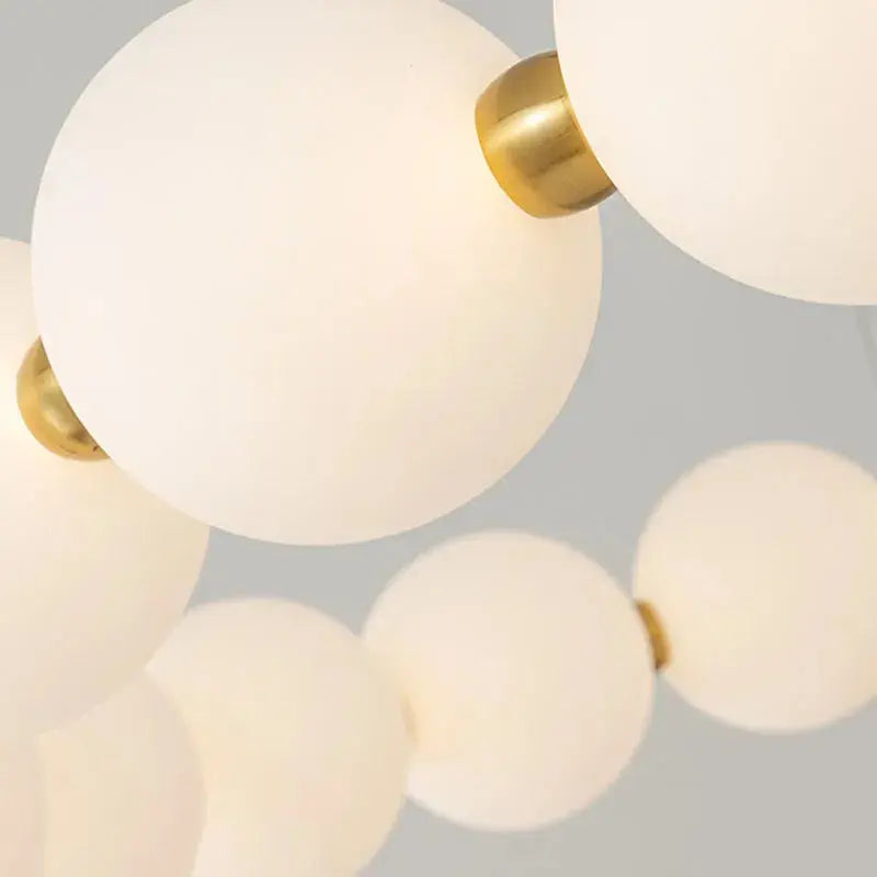 Postmodern Chain-shaped Scandinavian Kitchen Island/ bar LED Lamp Hermann SPINGAR.COM