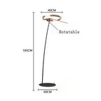Alberte – Modern Luxury Dimmable LED Ring Floor Lamp Series Lampasa.com