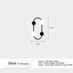 Modern Simple Frosted LED Glass Wall Light – Lumevo lampasa.com