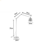 Filippa – Modern Arc Dimmable LED Floor Lamp Lampasa.com