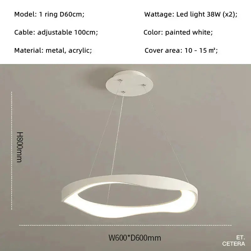 Luuk – Modern Dimmable LED Pendant Light with Creative Design Lampasa.com