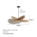 Greta – Handwoven Retro Rattan LED Pendant Light for Cozy Vintage Interiors Kozyled