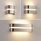 Yrsa – Stainless Steel Outdoor IP65 LED Wall Lamp for Durable, Weatherproof Lighting Kozyled