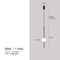 Vornel – Unique Minimalist Frosted Glass Bedside/ corner LED Pendant Lamp Lampasa.com