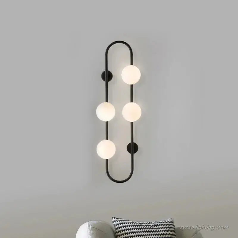 Modern Simple Frosted LED Glass Wall Light – Lumevo lampasa.com