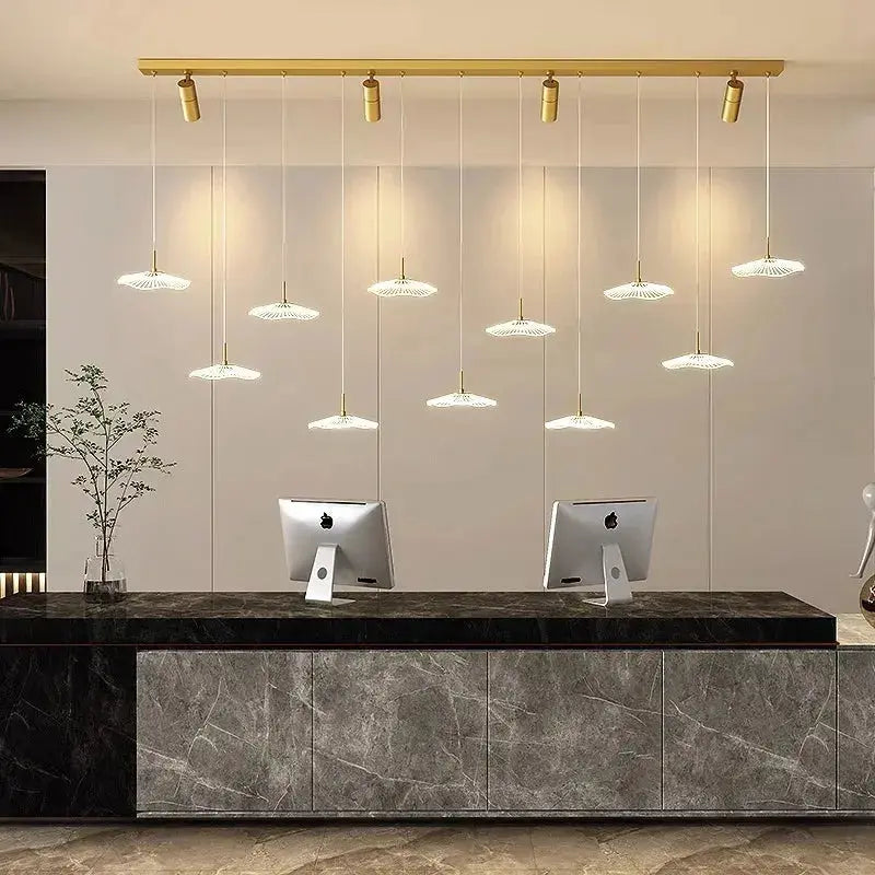 Nyelle – Modern Dimmable LED Dining Table lamp/ Bar Lamp With Spotlights Lampasa.com