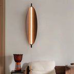 Imitation Wood Elliptical Classic LED Wall Lamp Jens SPINGAR.COM