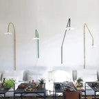 Zelda – Nordic Long-Pole Rotary Swing Arm LED Wall Lamp for Flexible Lighting Kozyled