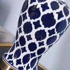 Jakob – Elegant Blue & White Ceramic Table Lamp for Classic Home Decor Kozyled