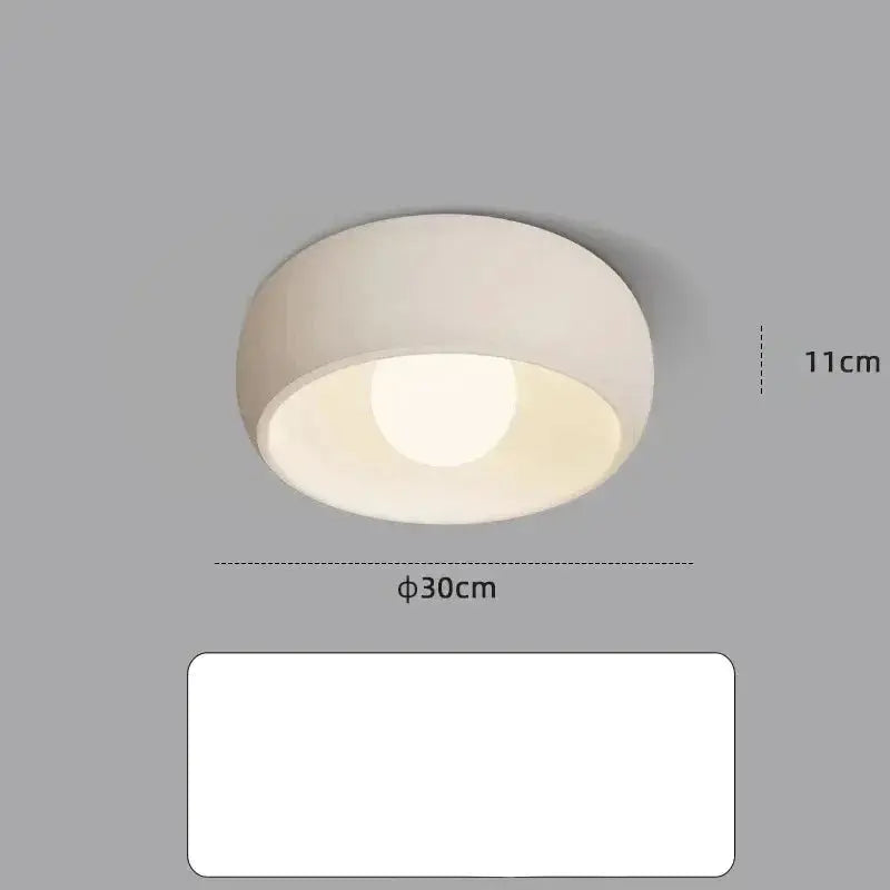 Nara – Japanese Wabi-Sabi LED Ceiling Lamp Lampasa.com