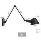 Branson – Modern Rustic LED Wall Light in Black Vintage Finish Lampasa.com