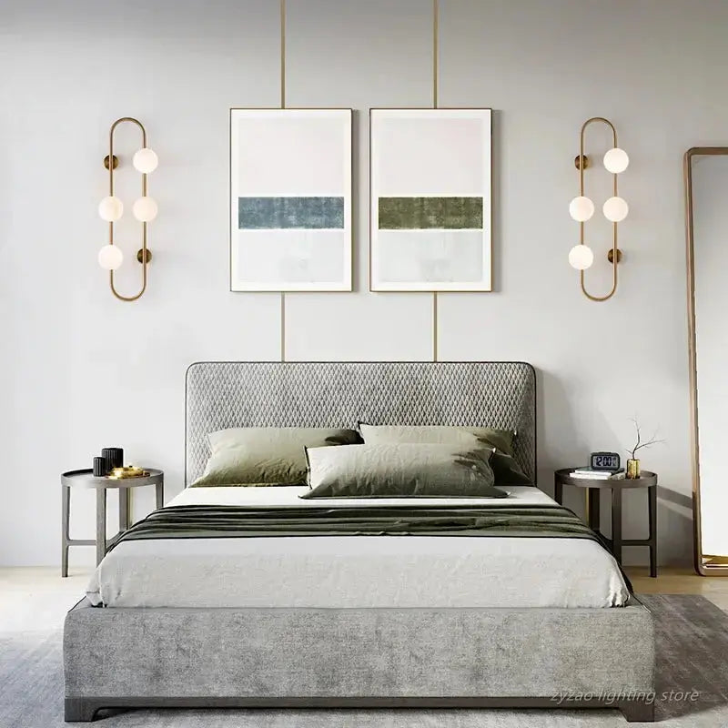 Modern Simple Frosted LED Glass Wall Light – Lumevo lampasa.com