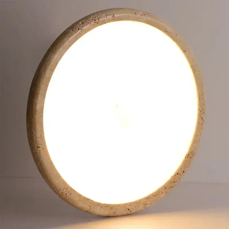Mikael – Premium Natural Stone LED Ceiling Lamp for Elegant, Durable Lighting Kozyled