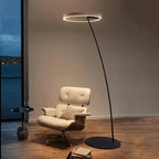 Alberte – Modern Luxury Dimmable LED Ring Floor Lamp Series Lampasa.com