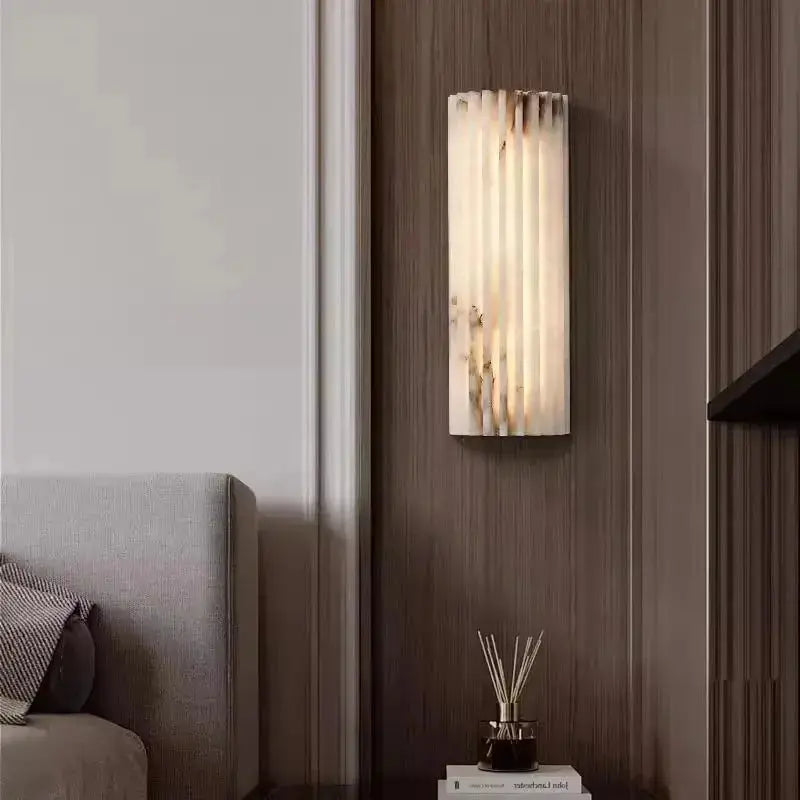Ted – Creative LED Wall Light with Natural Marble for Elegant Interiors Lampasa.com