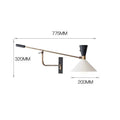 Saga – Nordic Adjustable Long Arm LED Reading Wall Lamp for Cozy Spaces Kozyled